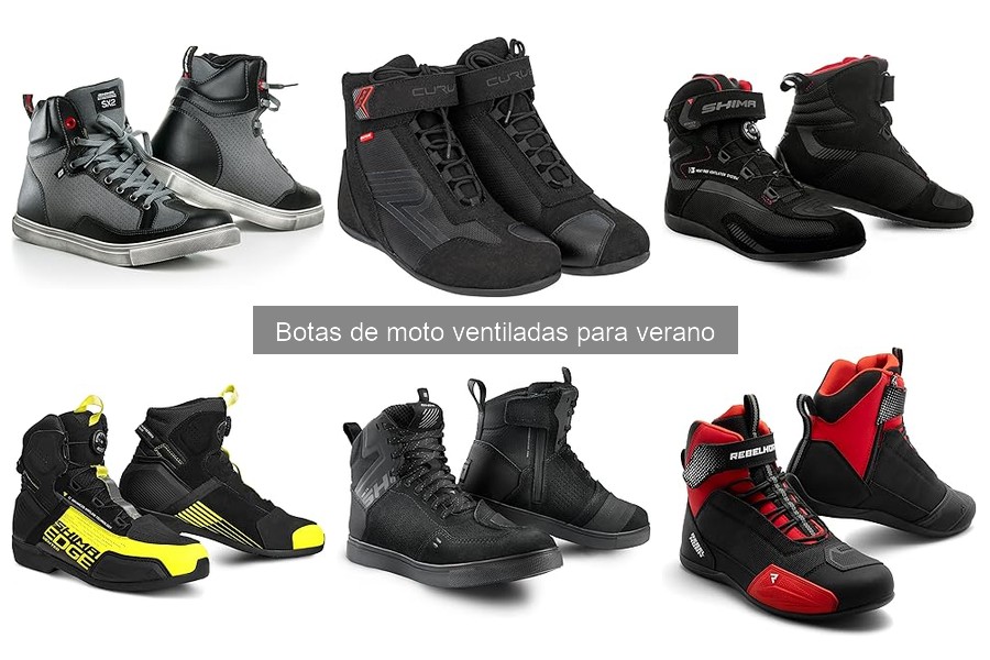 Opiniones sobre botas de moto ventiladas para verano