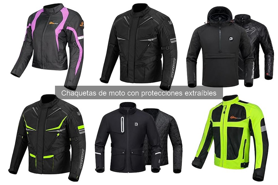 Opiniones sobre chaquetas de moto con protecciones extraíbles