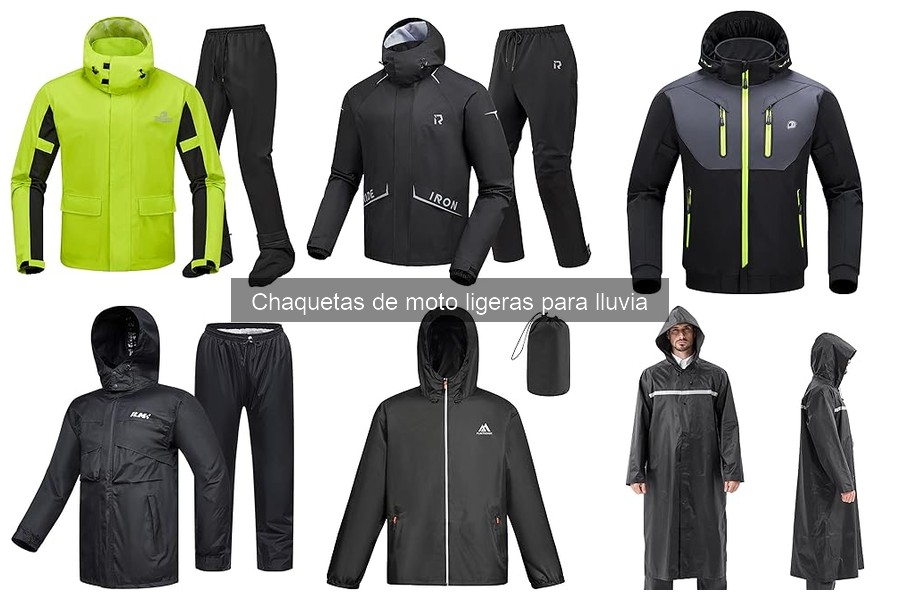 Opiniones sobre chaquetas de moto ligeras para lluvia