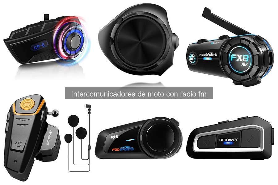 Opiniones sobre intercomunicadores de moto con radio FM
