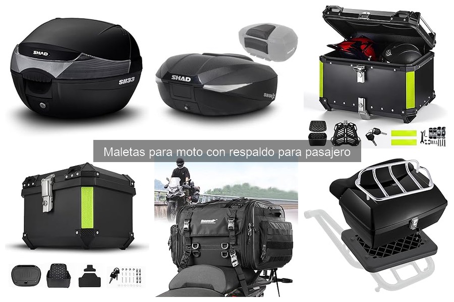 Opiniones sobre maletas para moto con respaldo: análisis real