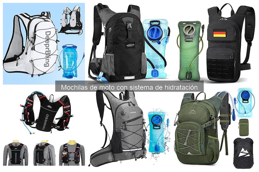 Opiniones sobre mochilas de moto con hidratación: usuarios hablan