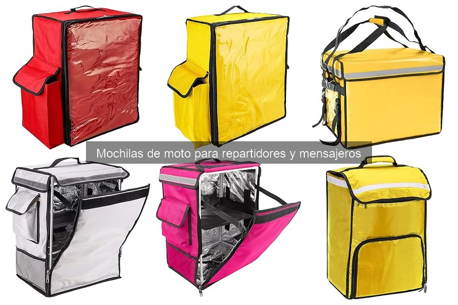 Opiniones sobre mochilas de moto para repartidores y mensajeros