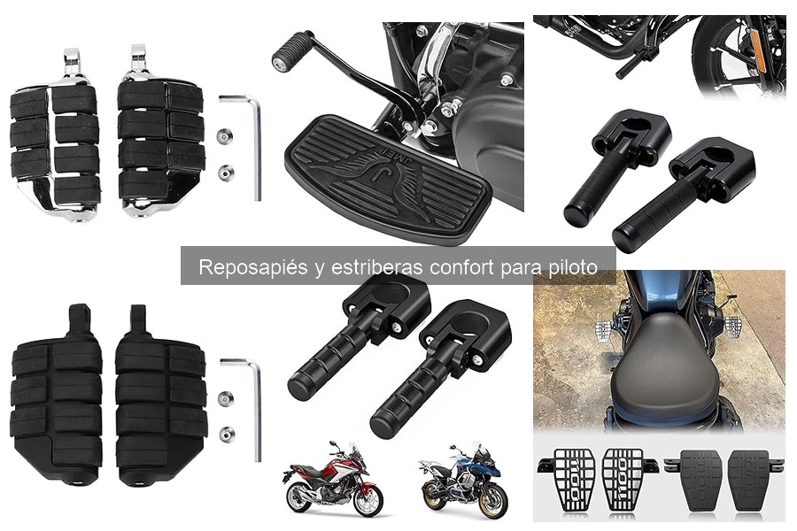 Opiniones sobre reposapiés y estriberas confort para motos