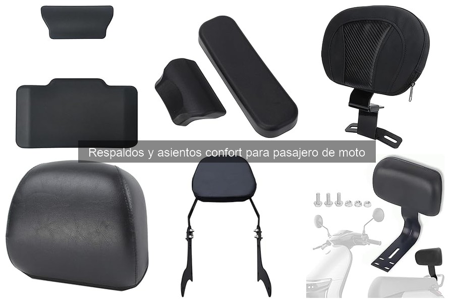 Opiniones sobre respaldos y asientos confort para moto