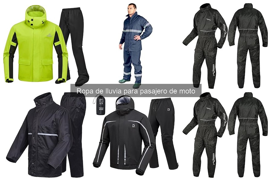 Opiniones sobre ropa de lluvia para pasajeros de moto