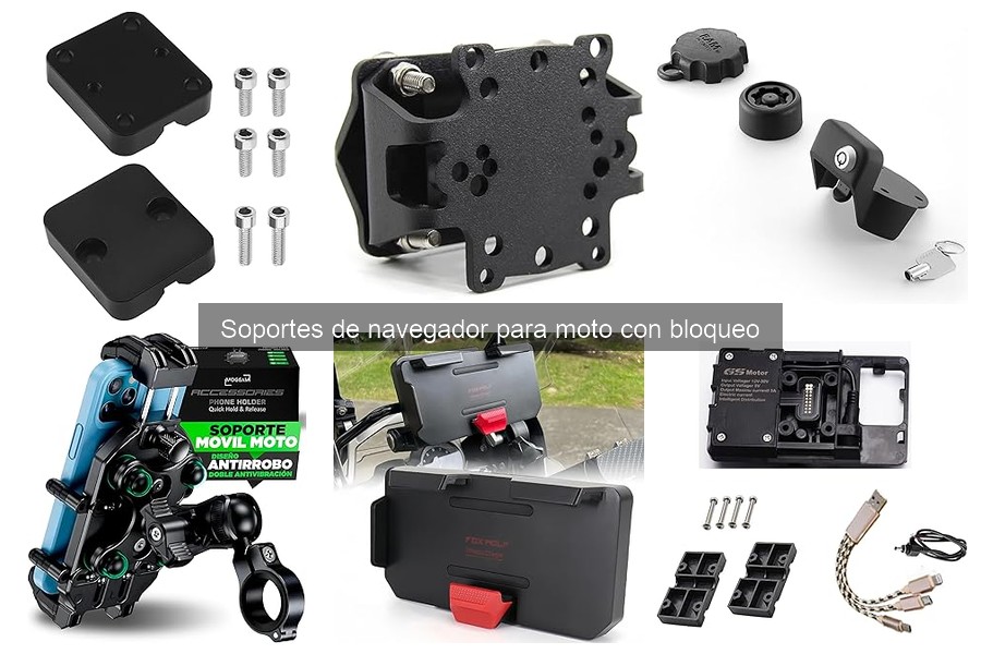 Opiniones sobre soportes de navegador para moto con bloqueo