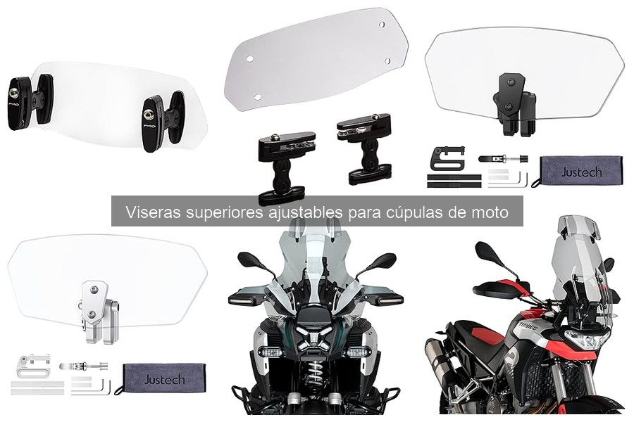 Opiniones sobre viseras ajustables para cúpulas de moto