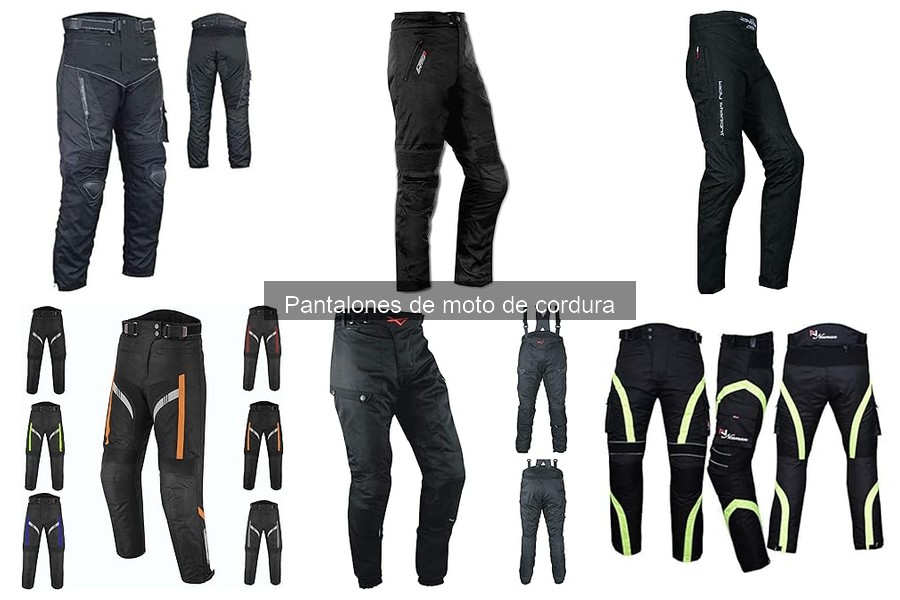 Pantalones de Moto de Cordura con Protección Adicional