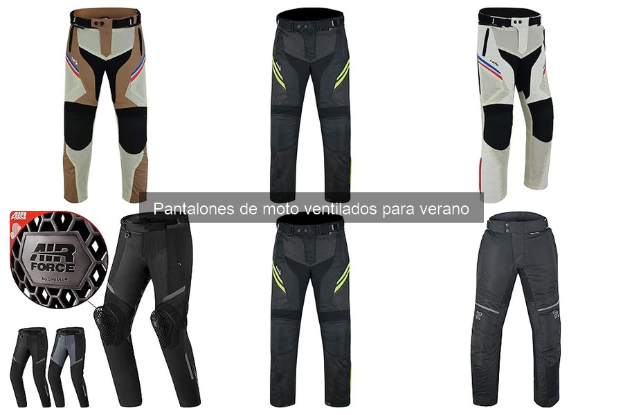Pantalones de moto ventilados: ¿por qué son esenciales en verano?