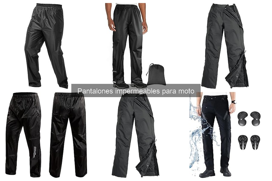 Pantalones Impermeables para Moto: Características y Función