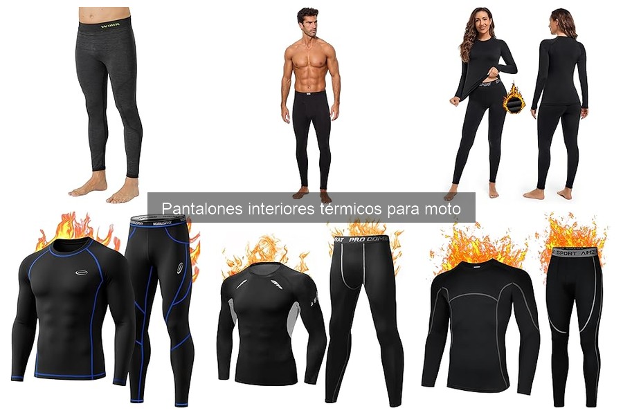 Pantalones interiores térmicos para moto: precios y recomendaciones