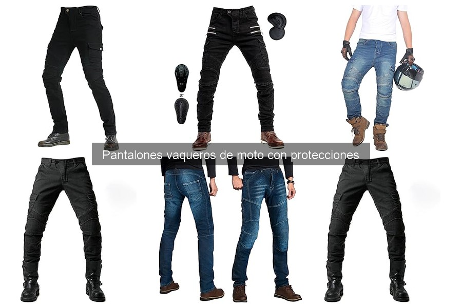 Pantalones vaqueros de moto con protecciones: diferencias por temporada