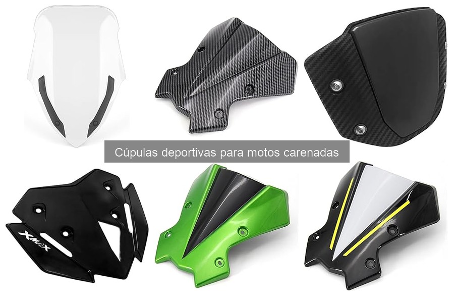 Personaliza tu cúpula deportiva para motos carenadas