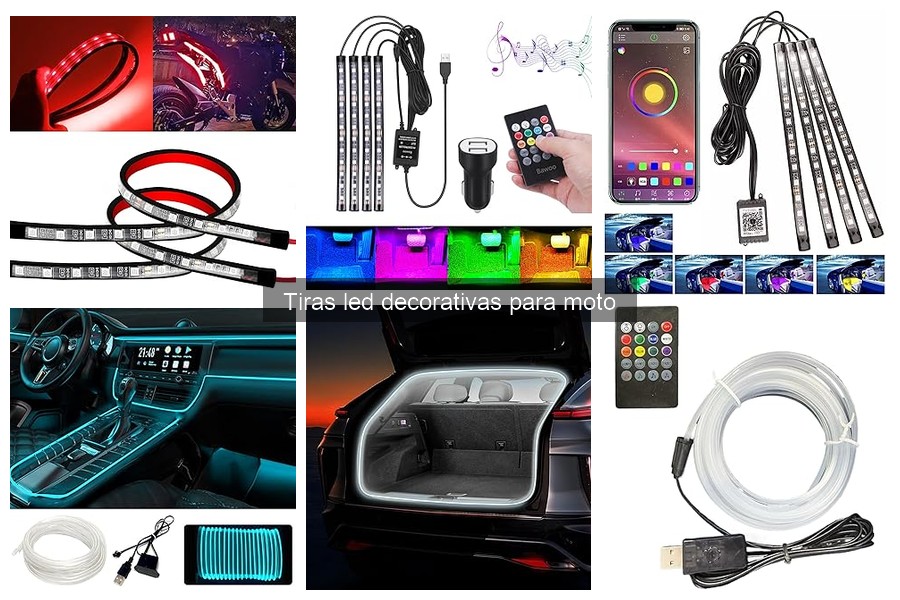 Personaliza tu moto: guías de tiras LED según estilo