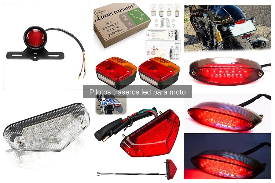Pilotos traseros LED para moto: Características y beneficios