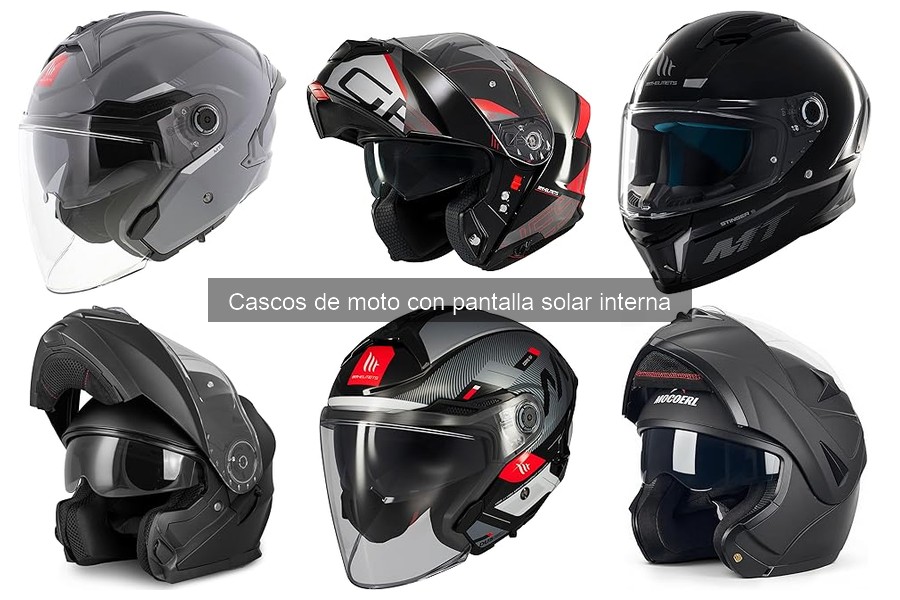 Precio promedio de cascos de moto con pantalla solar interna