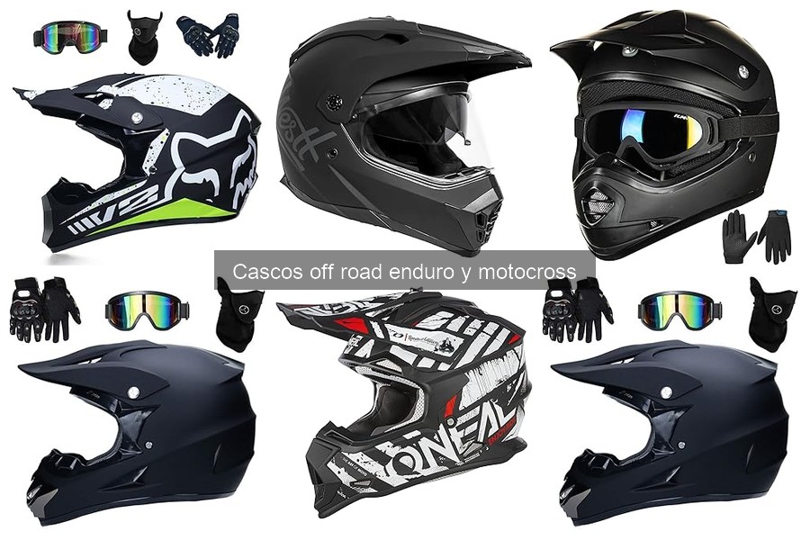 Precio promedio de cascos off road: modelos y marcas