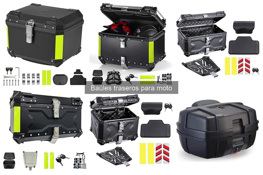 Precios de baúles traseros para moto: ¿Cuánto cuesta?