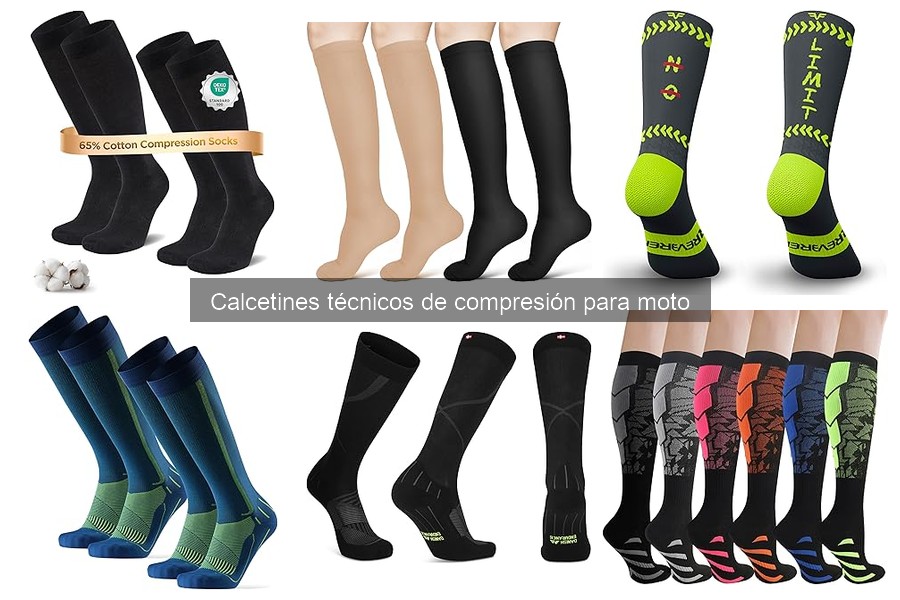Precios de calcetines de compresión para moto y dónde comprarlos