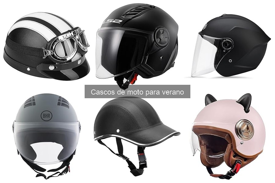 Precios de cascos de moto para verano y dónde comprarlos