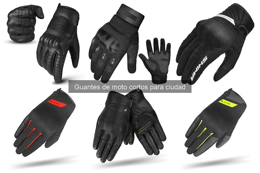 Precios de guantes de moto cortos en Amazon, comparativa 2023