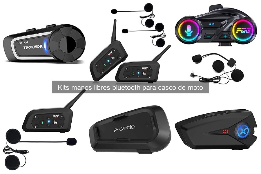 Precios de kits manos libres bluetooth para casco de moto