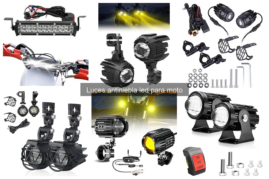 Precios de luces antiniebla LED para moto: Comparativa de marcas