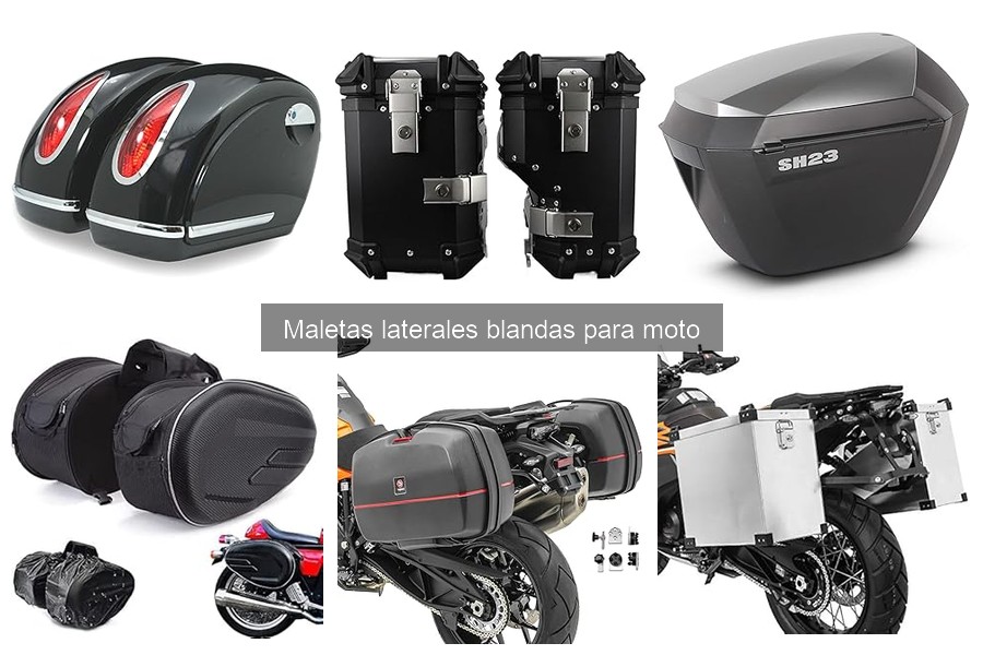 Precios de maletas laterales blandas para moto y dónde comprarlas