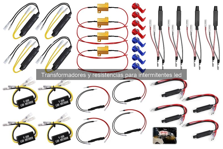 Precios de Transformadores y Resistencias LED para Motos