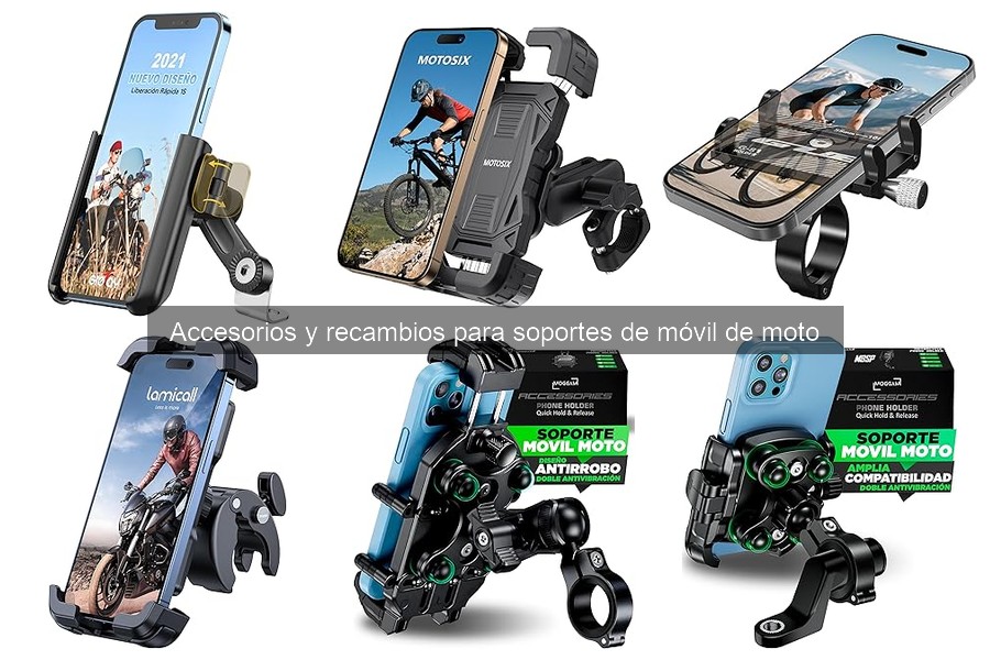 Precios promedio de soportes de móvil para moto en 2023