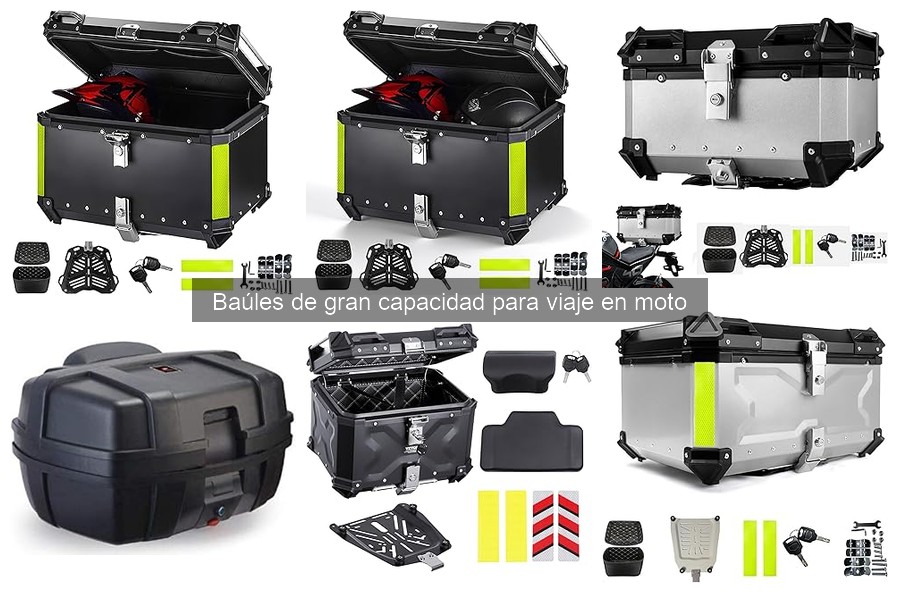 Preguntas frecuentes sobre baúles de gran capacidad para moto