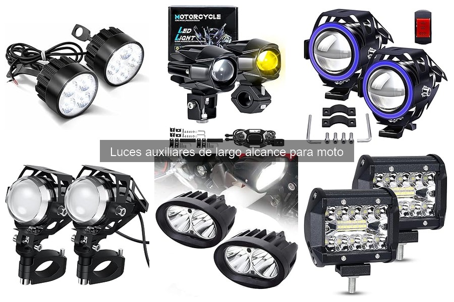Problemas comunes al usar luces auxiliares en motos