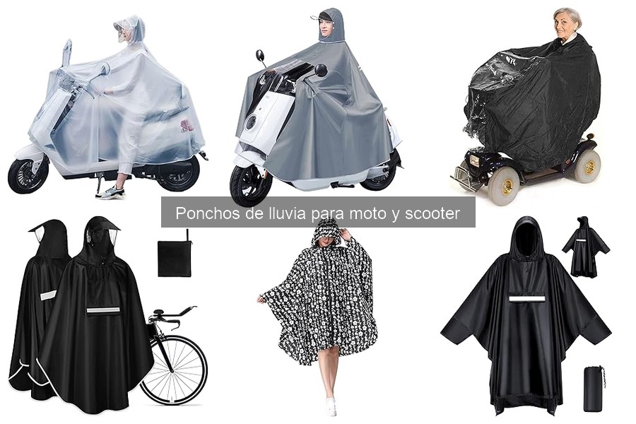 Problemas comunes al usar ponchos de lluvia para moto