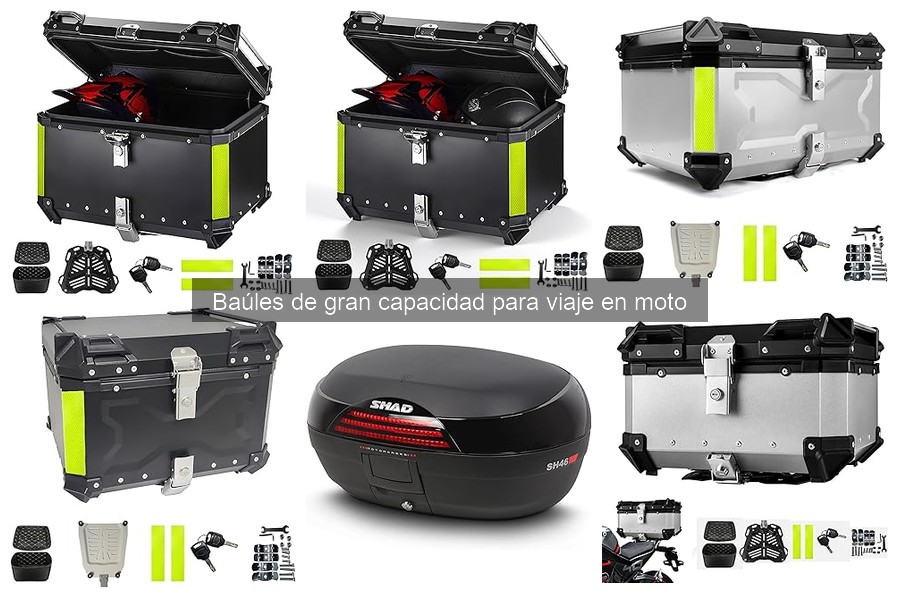 Problemas comunes con baúles de gran capacidad en moto