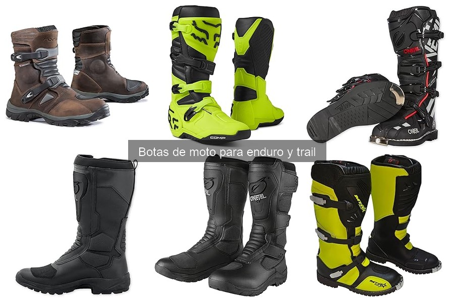 Problemas comunes con botas de moto para enduro y trail