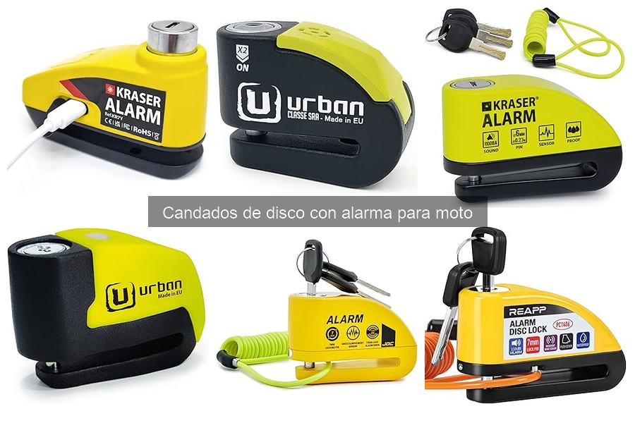 Problemas comunes con candados de disco con alarma para moto