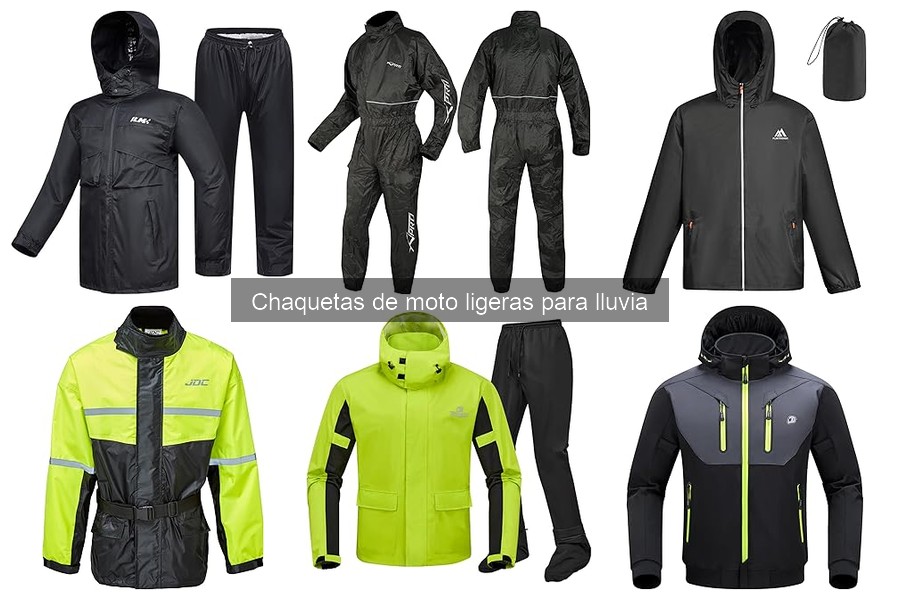 Problemas comunes con chaquetas de moto ligeras de lluvia