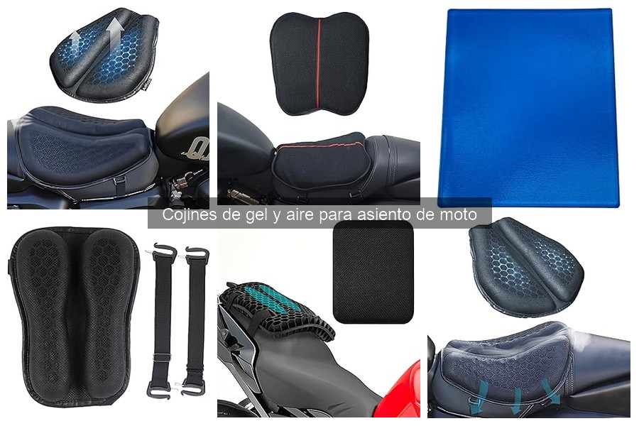 Problemas comunes con cojines de gel para moto y soluciones