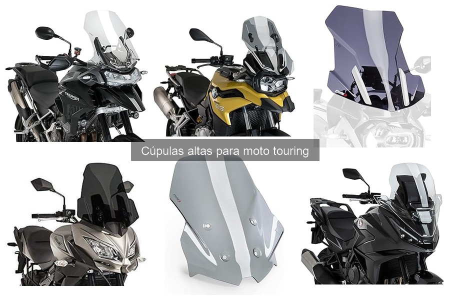 Problemas comunes con cúpulas altas para moto touring