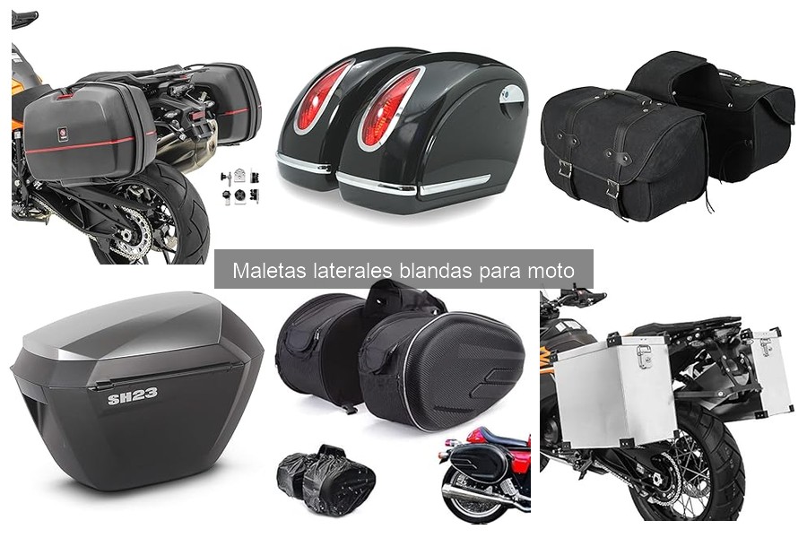 Problemas comunes con maletas laterales blandas para moto
