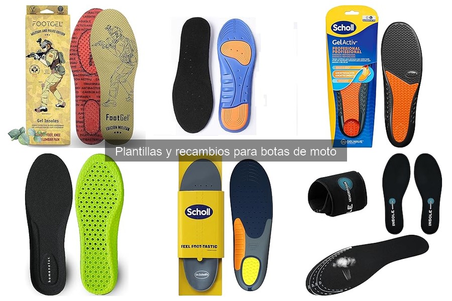 Problemas comunes con plantillas de botas de moto y soluciones