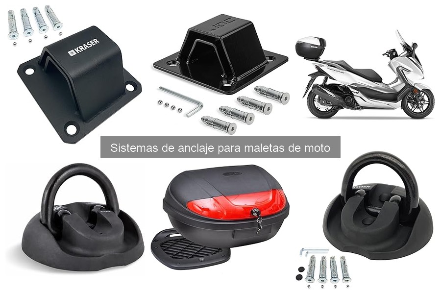Problemas comunes con sistemas de anclaje para maletas de moto