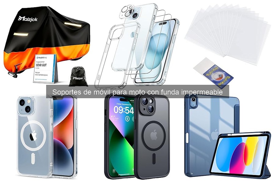 Problemas comunes con soportes de móvil impermeables en moto