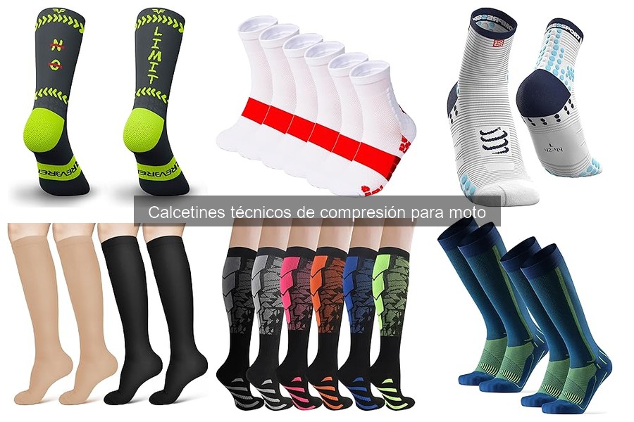 Problemas comunes de calcetines de compresión para moto