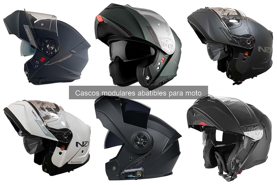 Problemas comunes de cascos modulares abatibles para moto