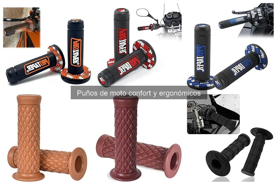 Puños de moto ergonómicos y confort: ¿Qué son y cómo funcionan?