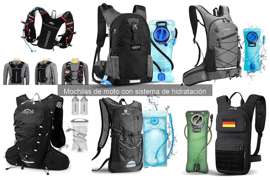 Qué considerar antes de comprar mochila de moto con hidratación