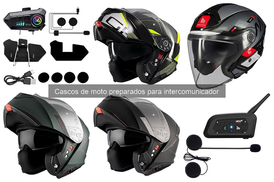 ¿Qué es un casco de moto preparado para intercomunicador?