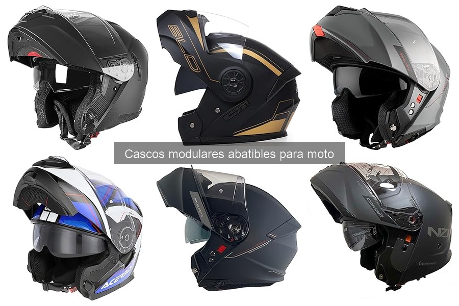 ¿Qué es un casco modular abatible para moto? Características